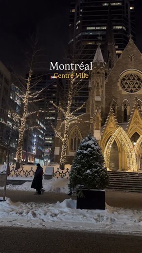 Content Creator on Instagram: "Centre ville de Montréal #canada #quebec #montréal #explorecanada #holidays"