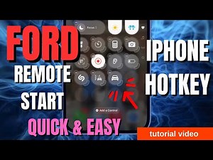 iPhone Shortcut for Remote Start! Quick Ford App Hotkey Tutorial