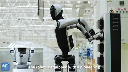 24-hour robots are impressive, but battery changes can be a hassle. Thanks to a producer in Shenzhen, that's now history! Meet the first-ever 24/7 humanoid robot that can autonomously switch its own batteries. | China Xinhua Sci-Tech
