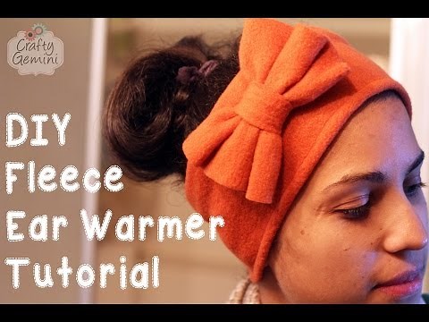 Fleece Ear Warmers- DIY Sewing Tutorial