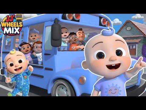 Wheels on the Blue Bus Adventure 🚌 Learning Song for Kids & Toddlers