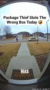 Porch Pirate thinks he was too wise and didn't do his homework well...he was tricked to steal the wrong package and he learnt the ultimate package thief lesson DO NOT STEAL! #reelsfacebook #comedy #porchpirate #funnyvideos #reels #viral | Oisamoje David