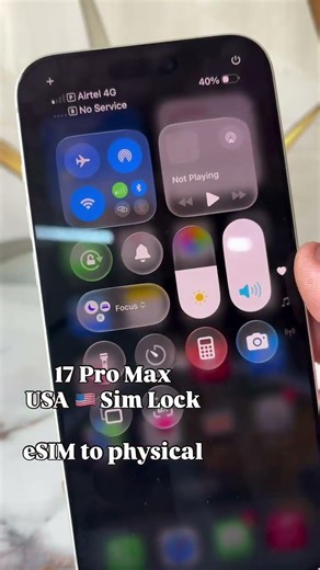 iPhone 17 pro max unlock esim to physical sim🤳🫵#smartphone #ad #repair #happy #apple #viral #love
