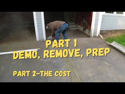 Fix Your Old, Cracked, Garage Floor! Re-Pour A New Concrete Floor