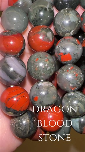 Dragon blood stone #highquality #genstone #highqualitycrystals #crystalshop #fyp