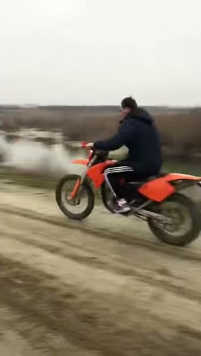 KTM 450 EXC Racing 2003-first test