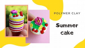 17K views · 701 reactions | The clay is provided by @artexpress.ukraine (Instagram). To make the cake, I took polymer clay: -Fimo white 0 -Fimo yellow lemon 10 -Fimo violet 61 -Fimo green 504 -Fimo red 24 Cream: acrylic paint and Fimo gel. | Sweetminidollhouse | Facebook