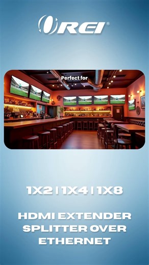 Long-Range HDMI Distribution! 🚀OREI 1x2, 1x4, 1x8 Extender Splitters #extender #tech #orei