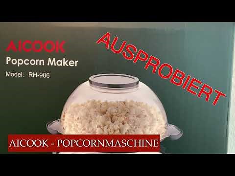 Popcorn machine tried out by AICOOK