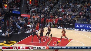 Flying in transitionnnnn | Atlanta Hawks