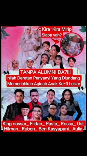 tanpa alumni D'Academy n memeriahkan aqiqah anak leslar yg ke 3#lestikejor #shortsviral #feedshorts