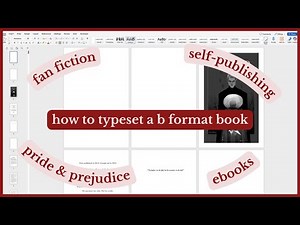 How to typeset a B-format book in word