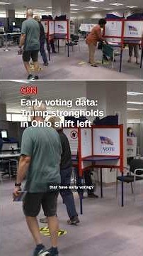 Early voting data: Trump strongholds in Ohio shift left