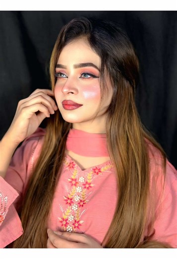 Makeup Tutorial for a Peach Dress This Eid