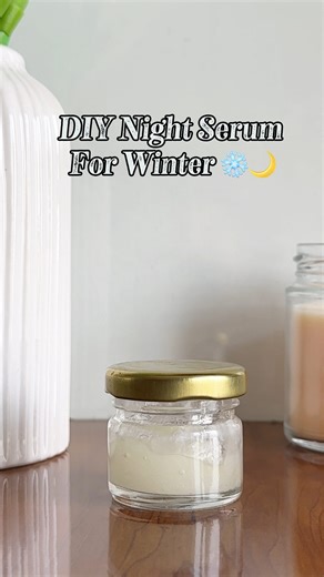Shreyah Sharma | Glow Enthusiast on Instagram: "DIY Night Serum for Winter ❄️🌙 I’ve been loving this simple DIY night serum that gives deep hydration without feeling heavy or greasy ✨ I apply a thin layer before bed and wake up with soft, calm, and well-hydrated skin 🤍 🧴 Suitable Skin Types: ✔️ Normal skin ✔️ Dry skin ✔️ Combination skin ✔️ Oily & acne-prone skin (use less quantity) ⏰ How to Use: • Apply 2–3 drops / a thin layer on clean skin • Massage gently • Use as the last step of your ni