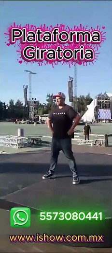 Plataforma giratoria para eventos | Efecto 360° divertido | iSHOW FX