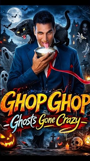 Akshay Kumar Scares the Ghost in Bhoot Bangla 👻😂