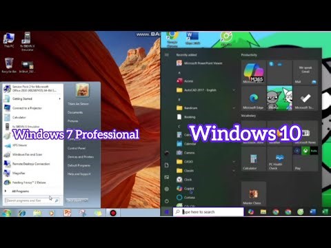 Windows 7 Professional vs My Windows 10!