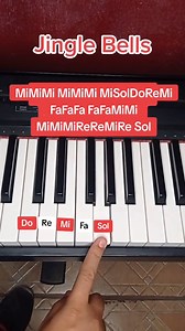 376K views · 4.4K reactions | Jingle Bells piano tutorial Fácil #navidad #christmas #pianotutorial #jinglebells | Ponchopiano | Facebook