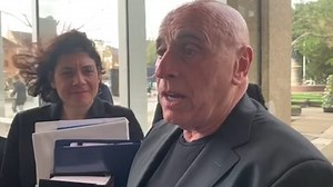 Tom Domican speaks after being awarded $100k in damages