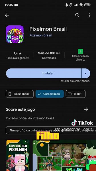 Voce sabia que da pra jogar minecraft pixelmon na playstore pelo seu celular? Vem pro Pixelmon Brasil #foryou #paravoce #minecrafter #minecraft #pixelmonbrasiloficial #pixelmonoficial #minecraftmods #pixelmonbrasil #pokemons #pixelmon #minecraftpokemon #minecrafters #minecraftpixelmon #pokemon #pokemontiktok #minecraftbr #pixelmonrefixed #pixelmonreforged #pokebrasil