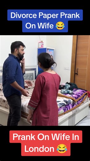 Divorce Prank on Wife in London
