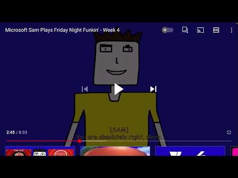 Microsoft Sam plays FNF - Week 4 (Reaction)