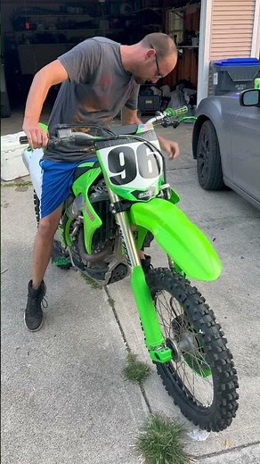 2009 Kawasaki kx450f cold start #dirtbike ￼￼￼