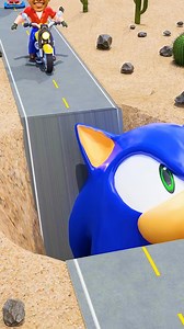 🔵 Sonic vs Jump Over Giant Pit | Big Star Animation