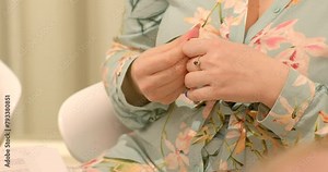 Close-up of hands gesticulation during conversation adds depth and expression to communication. Using hand movements, gestures, motions to emphasize points or convey emotions. No face people talking.