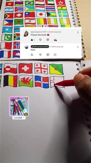 Draw Flag Denmark