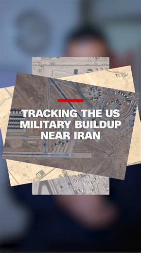As Washington pursues diplomacy with Tehran, it is also moving cargo planes, refueling tankers, fighter jets and warships closer to the region. Flight data and satellite imagery reveal how the US is positioning forces amid rising tensions. CNN's Jeremy Diamond reports. https://cnn.it/4rViAcS | CNN International