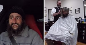 Homeless man treated to makeover by rich friend, over 10 million have watched his transformation