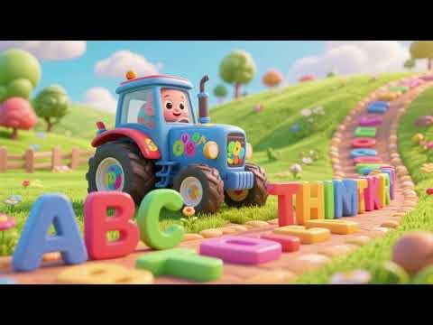 Baby Tractor’s Alphabet Tractor Trail | ABC Song for Kids & Nursery Rhymes