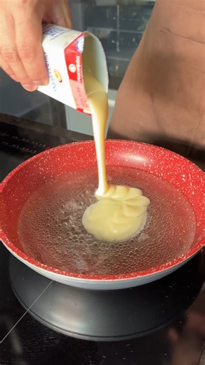 60K views · 581 reactions | Si vous avez du lait concentré et de l'eau bouillante à la maison et que vous n'avez pas encore réalisé cette recette, vous ne savez pas ce que vous manquez ! | Allons à la cuisine | Facebook