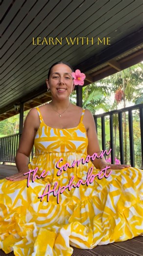 Alexia-Rae Meyer | SAMOA on Instagram: "THE SAMOAN ALPHABET - The Full Version (Including H) with AUSLAN Finger Spelling ✨🌸🌞 Learning this alphabet has been so encouraging for me as an island woman (Rotuman & Samoan) growing up in Fiji and now living in Samoa, as I never learnt either language for fear of not being “islander enough.” I’ve been labeled “white” my whole life and never quite found my place in the islands. All that changed the moment I decided that in Christ, I am more than enough