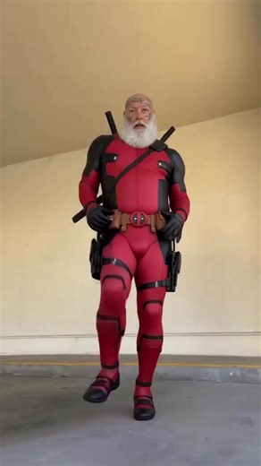 Dead Pool virou Vovô... #deadpoolgrandpa #dance #nsync #byebye #awsome