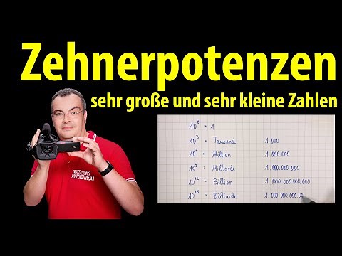 Powers of ten – very large and very small numbers – simply explained | Lehrerschmidt