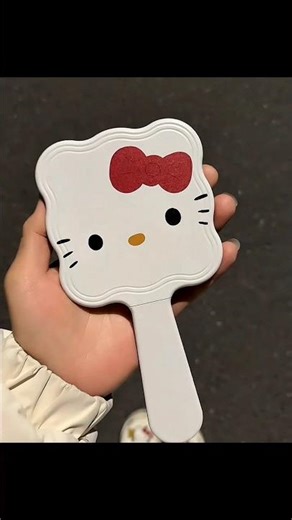 DIY HELLO KITTY MINI MIRROR🤩#hellokitty#cute#hellokitty #aestheic #sanrio #diyshorts #kawaii #shorts