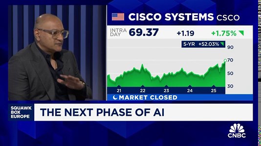 Network bandwidth, alongside compute and power, are constraints for AI growth, says Cisco president