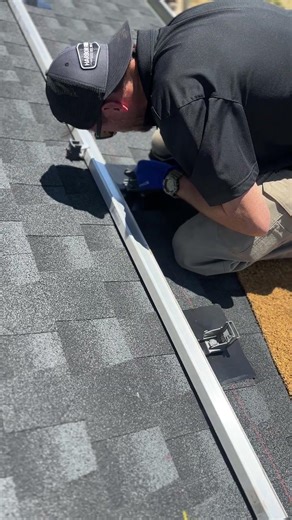 Mounts first. Solar panels later! ☀️ #solar #roofing #construction