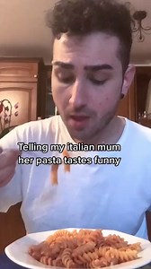 She was so offended 🤣😭 #reels #pranks #comedy #prankingmymom #italians #pasta | Lionfield