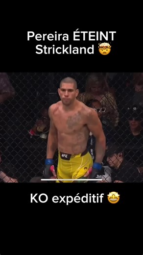 Pereira n’a fait qu’une bouchée de Strickland lors de cette soirée monstrueuse ☠️ #fyy #mma #pereira #pourtoiii