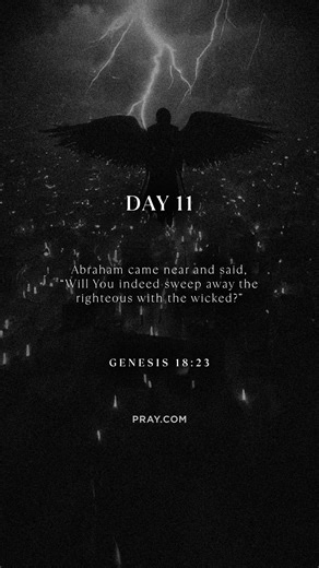 Can one person’s prayer change the outcome? Download the PRAY.COM app for all the Bible in a Year content 🙏 Day 11 of Bible in a Year with Jack Graham | God DESTROYED a city because of this... Experience the cinematic retelling of Abraham standing before God, pleading for mercy on behalf of a city. In this video, we explore the power of intercession, the justice of God, and His willingness to listen. Genesis 18:16–33 reveals a God who invites His people into conversation and responds to faithfu