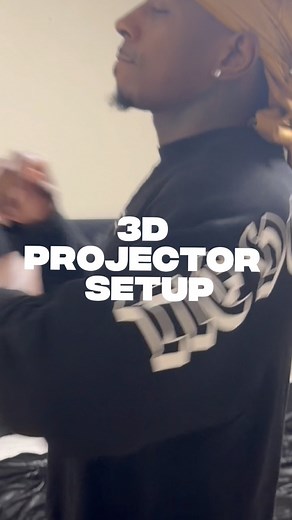 164 reactions · 11 shares | Installing my first 3D Projector you won’t believe my setup#reelsvideo #setup | Jamontae Ceasar | Facebook