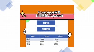 PowerApps教程 批量更新之UpdateIf