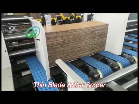 manual corrugated cardboard thin blade slitter scorer machine