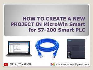 1 How to Create a New Project in Siemens MicroWin Smart | Step-by-Step Guide for S7-200 SMART PLC