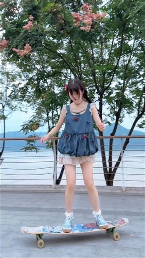 "Evening Vibes on Wheels"#longboard #longboardgirl#longboarddancing