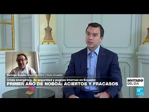 ¿Cuáles son los resultados del primer año de Gobierno de Daniel Noboa en Ecuador? • FRANCE 24